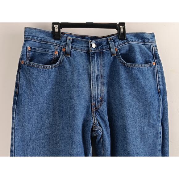 Levi's 550 Men's Relaxed Fit Jeans - Stonewash Blue Size 38 X 32 - Picture 3 of 15